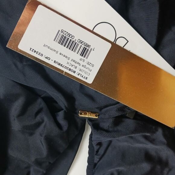 PatBO Net-Sleeve One-Piece Swimsuit - Picture 15 of 16